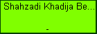Shahzadi Khadija Begum 